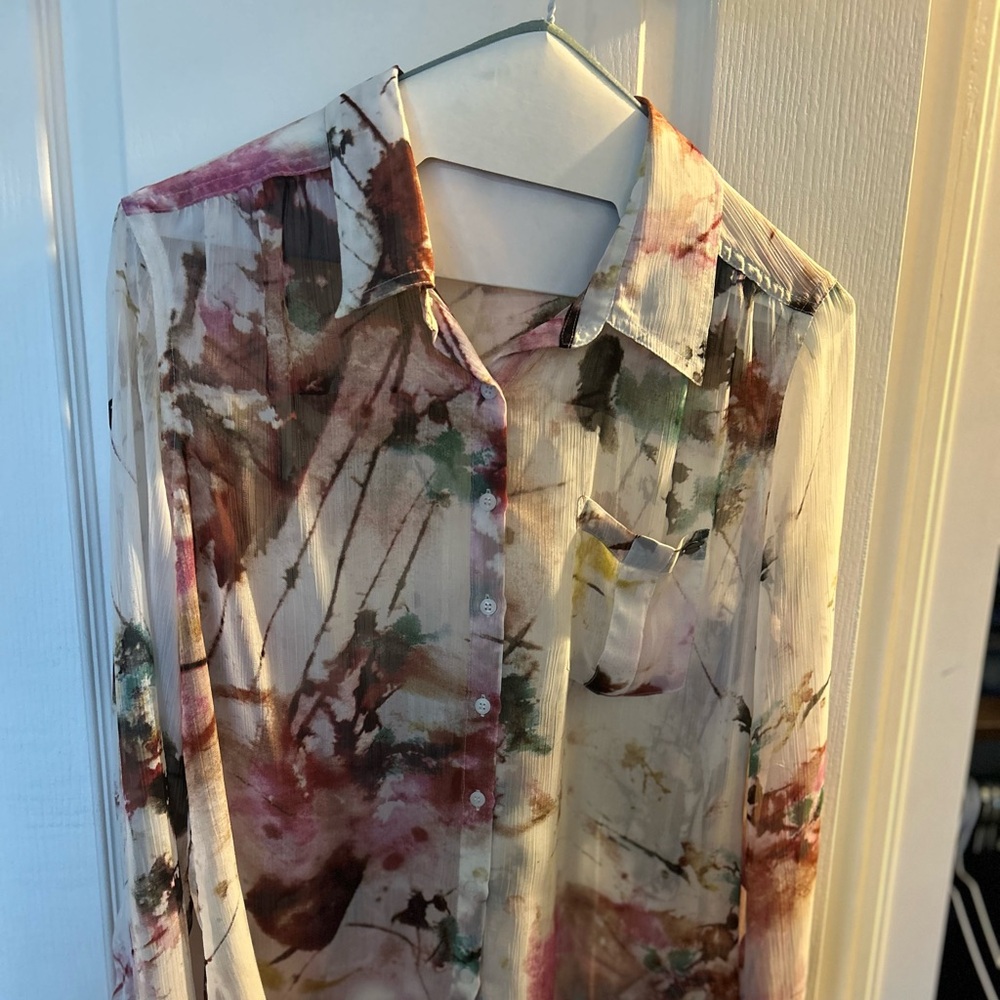 GUESS Sheer Blouse